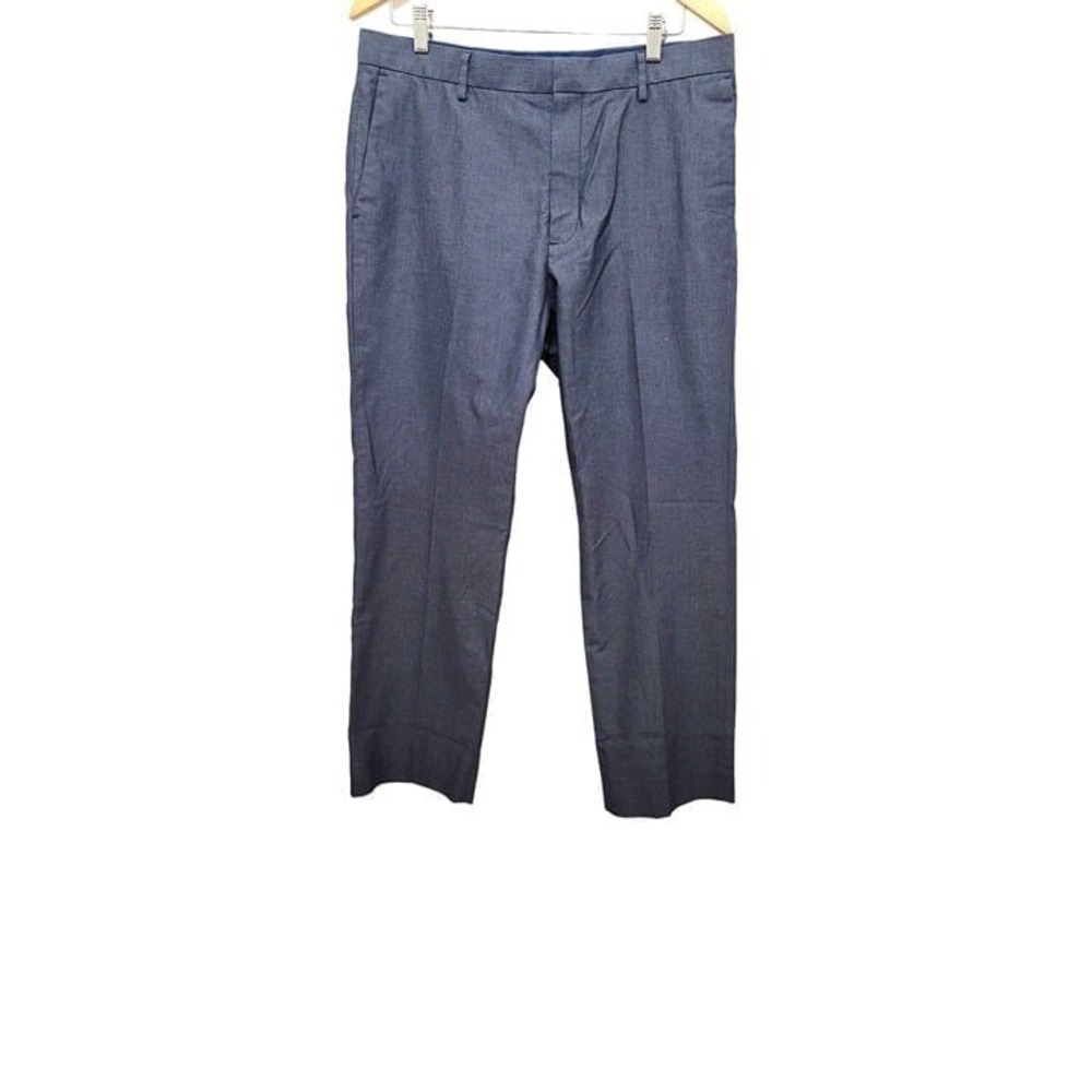 Banana Republic Dress Pants‎ Mens 34x30 Blue Non-Iron Tailored Trousers